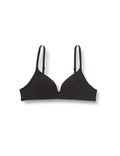 Iris & Lilly Reggiseno in Cotone Senza Ferretto Imbottito Donna