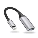 IVSHOWCO Adattatore Lightning a USB per iPhone, adattatore OTG USB per iPad Supporta disco USB