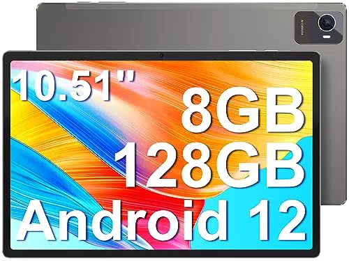 jumper Tablet 10.51 Pollici, 8Go RAM 128Go ROM Tablets Android 12