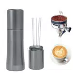 Kamanan Ago Distributore Di Aghi Agitatore In Acciaio Inox Strumento Wdt Strumento Miscelatore Ausiliario Per Caffè Italiano In Polvere Adatto Per Espresso