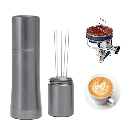 Kamanan Ago Distributore Di Aghi Agitatore In Acciaio Inox Strumento Wdt Strumento Miscelatore Ausiliario Per Caffè Italiano In Polvere Adatto Per Espresso