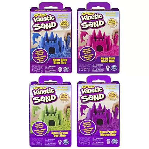 Kinetic Sand, Sabbia Colorata, Sabbia cinetica 227gr
