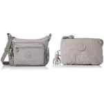 Kipling Gabbie S, Crossbody Donna, Grigio, Taglia unica+Pouches/Cases Donna
