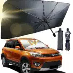 KOKOBOX Ombrello Parasole Auto Parasole Auto Parabrezza Interno Parasole Auto Ombrello Parasole Auto Parabrezza Parasole a Ombrello Auto Grande 140x78cm Copri Parabrezza per Auto Sole