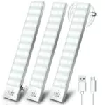 Led Armadio con sensore di movimento, 5000K, Bianca 4 Modalità