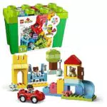 LEGO 10914 DUPLO Classic Deluxe Contenitore di Mattoncini Grande con Macchina Giocattolo