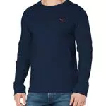 Levi's Ls Original Hm Tee Ls Cotton + Patch Dr, Maglietta a Maniche Lunghe Uomo