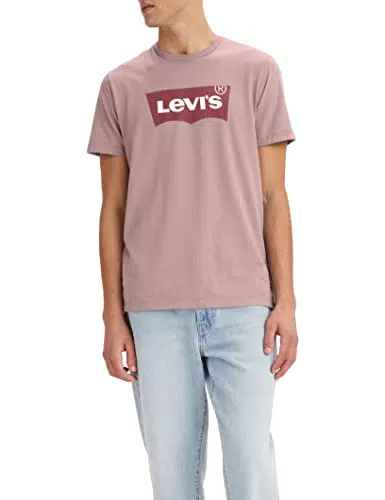 Levi's Maglietta Graphic Crewneck, T-shirt Uomo, Bw Color Extension Peachskin