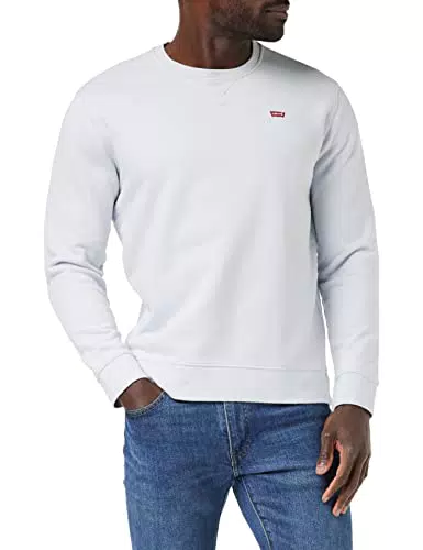 Levi's New Original Crew, Maglia Uomo, Arctic Ice, S