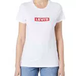 Levi's The Perfect Tee Box Tab White+ Graphic, Maglietta Donna