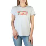 Levi's The Perfect Tee Marbling Bw Fill Arctic, T-shirt Donna