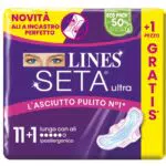 Lines Seta Ultra, Lungo con Ali, 11 + 1 Pezzi
