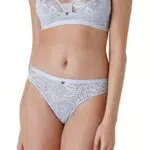 Lovable Slip Brasiliano Anniversary Lace Donna, Azzurro