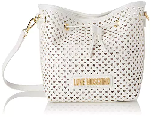 Love Moschino JC4232PP0GKK0, Borsa a Spalla, Donna, Bianco