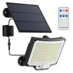 Luce Solare con Sensore di Movimento Luci Solari da Esterno con Telecomando