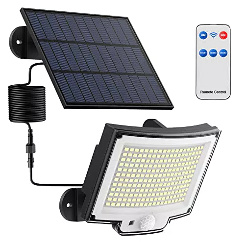 Luce Solare con Sensore di Movimento Luci Solari da Esterno con Telecomando