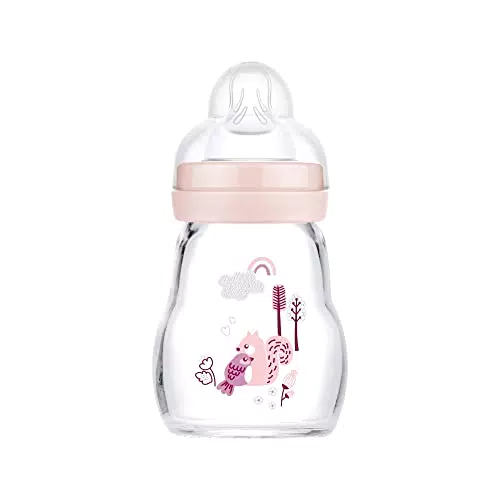 MAM Biberon Feel Good A160, Biberon in vetro di Premium