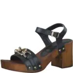Marco Tozzi 2-2-28362-20 Sandali in Pelle, Tacco Donna