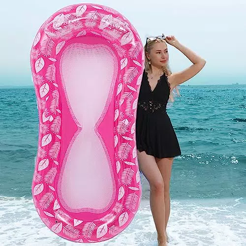 Materassino Amaca Galleggiante con Rete, Materasso Acqua per Piscina