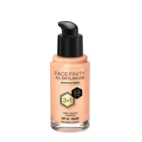 Max Factor Facefinity All Day Flawless 3 in 1 Fondotinta Liquido a Lunga Durata