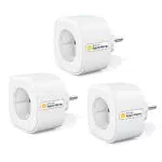 Meross Presa smart, bianco, 3 pezzi