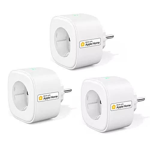 Meross Presa smart, bianco, 3 pezzi