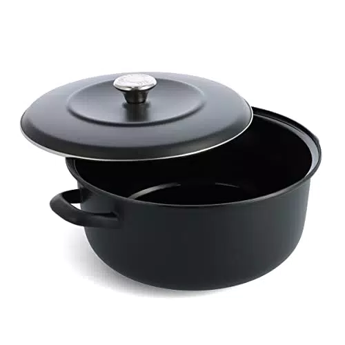 Merten & Storck Forno olandese in ferro Enmelled con coperchio
