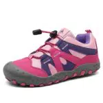 Mishansha Ragazza Scarpa da Trekking Antiscivolo Traspiranti Calzature da Escursionismo Casual Piatto Sneaker Sportive Leggero