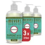 MRS MEYER'S CLEAN DAY Sapone Liquido Mani, 3 x 370 ml