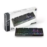 MSI Vigor GK30 IT Tastiera Gaming Semi Meccanica con Retroilluminazione LED RGB Mystic Light