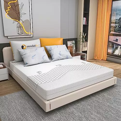 Mundialflex Materasso, Memory Foam Termoregolabile, 160x200 cm Matrimoniale