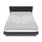 Mundialflex Mflx-M Topper per Materasso in Memory Foam, Grigio, 90 x 190 cm