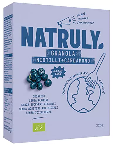 Natruly Granola Mirtilli + Cardamomo Bio - confezione da 325g