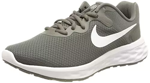 Nike Revolution 6, Scarpe da Corsa Uomo, Iron Grey White Smoke Grey Black