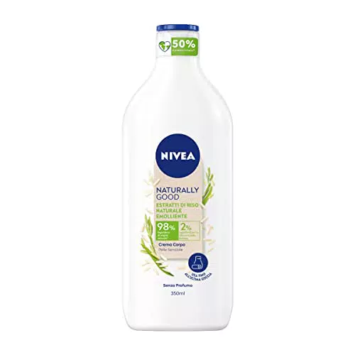 Nivea Naturally Good Crema Corpo con Estratti di di Riso Naturale Emolliente