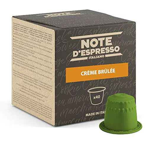 Note D'Espresso, Crème Brulee, Capsule Compatibili Soltanto con sistema NESPRESSO*