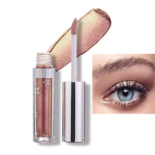 Ombretto, Ombretto Glitter Liquido Occhi Lustro Matalic Makeup Eyes Ombretto con Glitter e Bagliore Impermeabile Ombretto