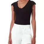 Only ONLBELIA S/L Top Jrs Canottiera, Nero