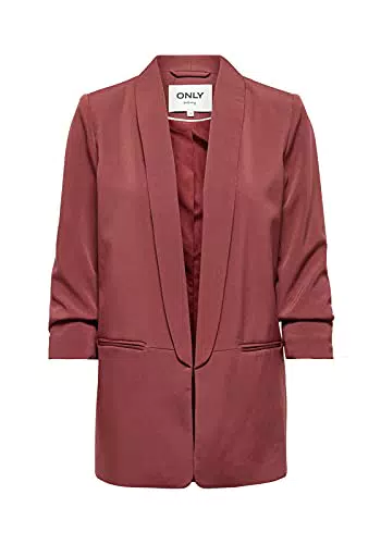 Only Onlelly 3/4 Life Blazer TLR Noos, Sable, 42 Donna