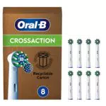 Oral-B Testine Di Ricambio Pro Cross Action, 8 Testine