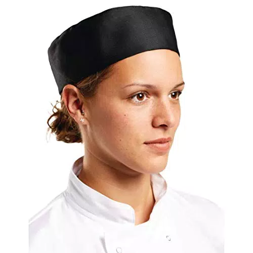 OSALADI 1Pcs Cappello da Cuoco Elastico Chef Skull cap Hat Portatile Adulto Cappello da Cuoco cap con Il Disegno della Maglia di Cotone di Cottura cap per Lo Chef Adulti