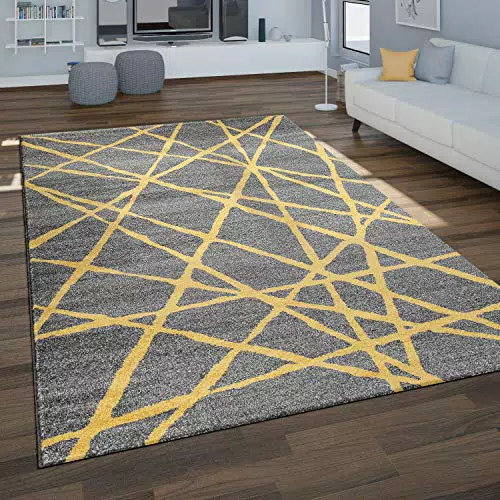 Tappeto da Soggiorno con Motivo Geometrico Moderno, 60x100 cm