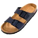 Palado Pantofole da donna Samos Scarpe con cinghie regolabili Outdoor & Pantofole con suola in pregiata pelle scamosciata Sandali con plantare in sughero naturale