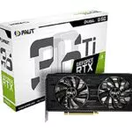 Palit GeForce RTX 3060Ti Dual 8GB GDDR6 LHR Grafikkarte, 3 HDMI