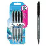 PAPER MATE FlexGrip Gel Penne, Punto medio, Inchiostro nero