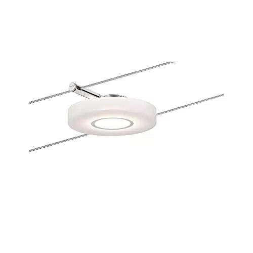 Paulmann 940.90 corda System discled1 Single espansione bianco caldo 1 X 4 W LED cromato satinato 94109 corda lampada a sospensione