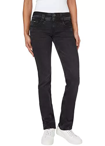 Pepe Jeans Gen, Jeans Donna, Nero