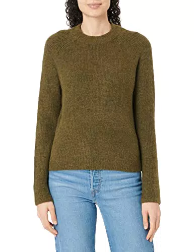 PIECES Pcellen Ls O-neck Knit Noos Bc, Maglione Donna