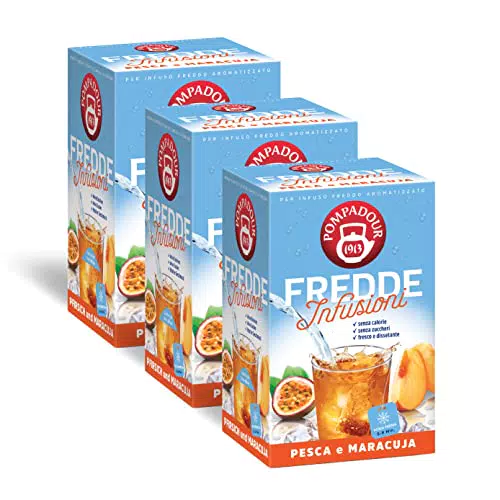 Pompadour, Fredde Infusioni Pesca & Maracuja, 54 Filtri