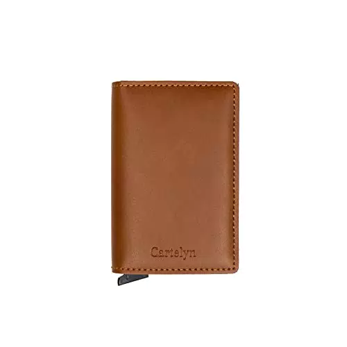 Porta carte di credito, porta carte in pelle sottile